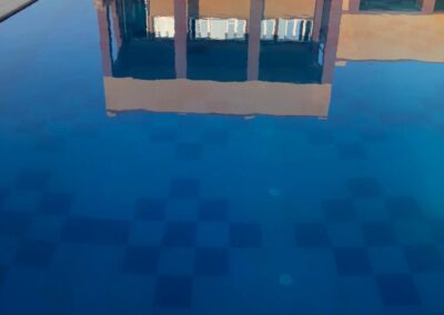 Pool-side at familyties resort jaisalmer
