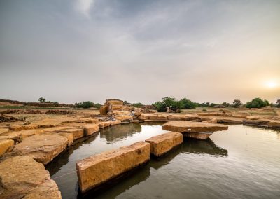 Natural Pond at familyties resort jaisalmer
