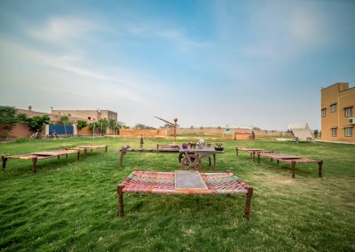 Garden Sitting at familyties resort jaisalmer