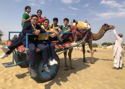 Camel Cart at familyties resort jaisalmer