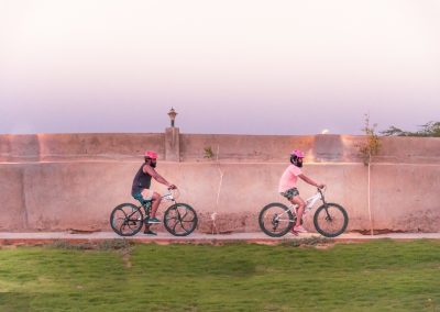 cycling at familyties resort jaisalmer